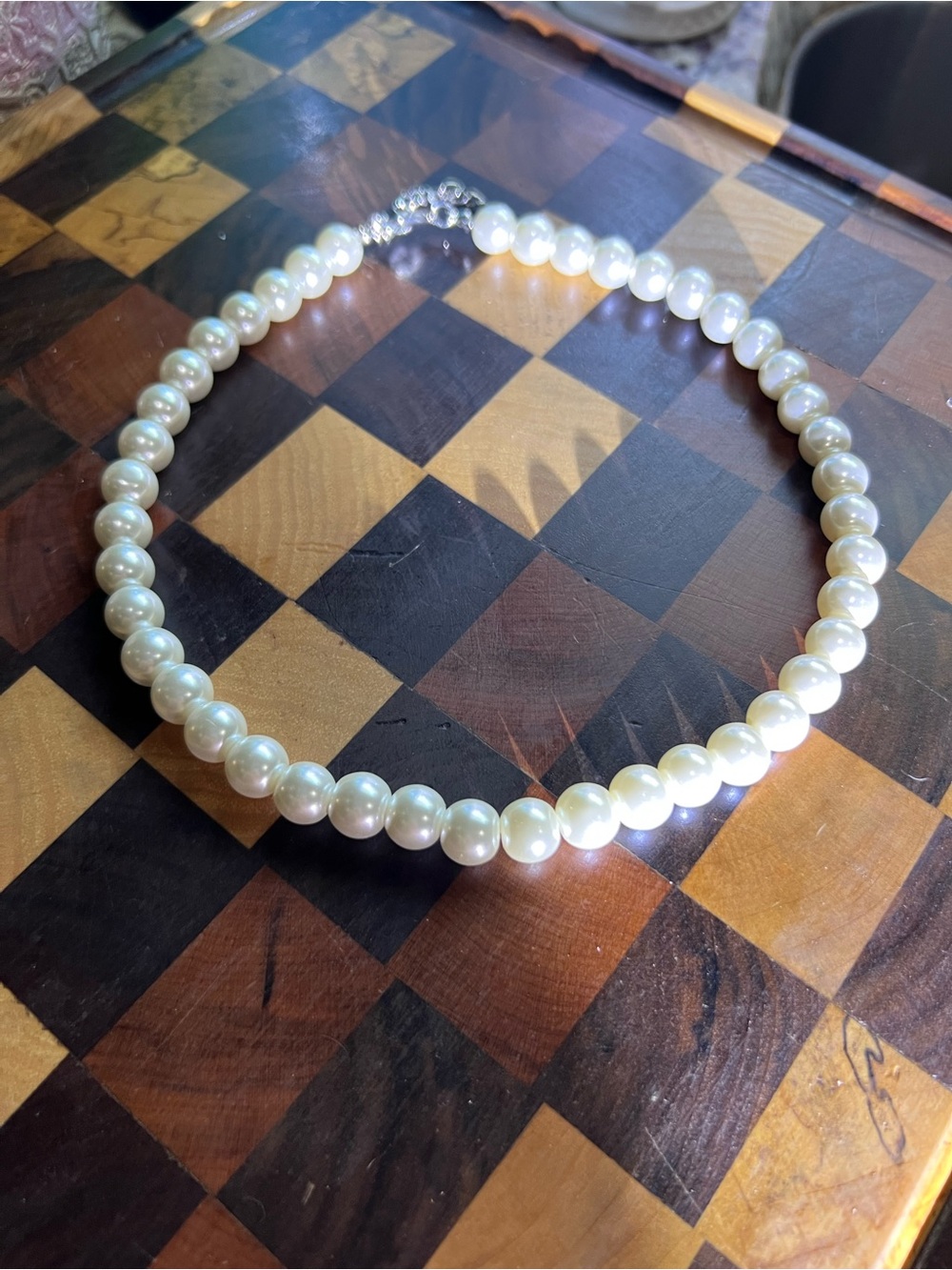 Vintage Cream Pearl Necklace Like New